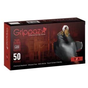 Guantes desechables negros