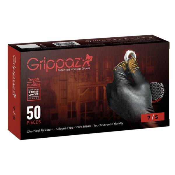Guantes desechables negros