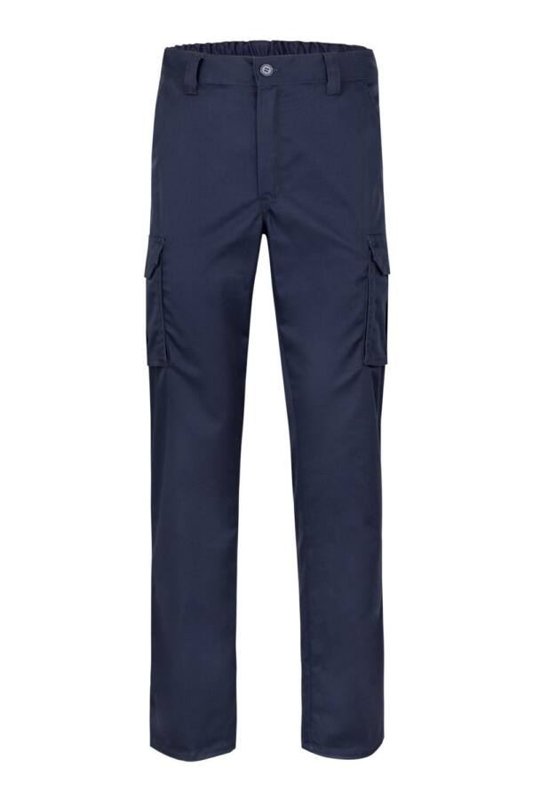 Pantalón Stretch Multibolsillos azul navy