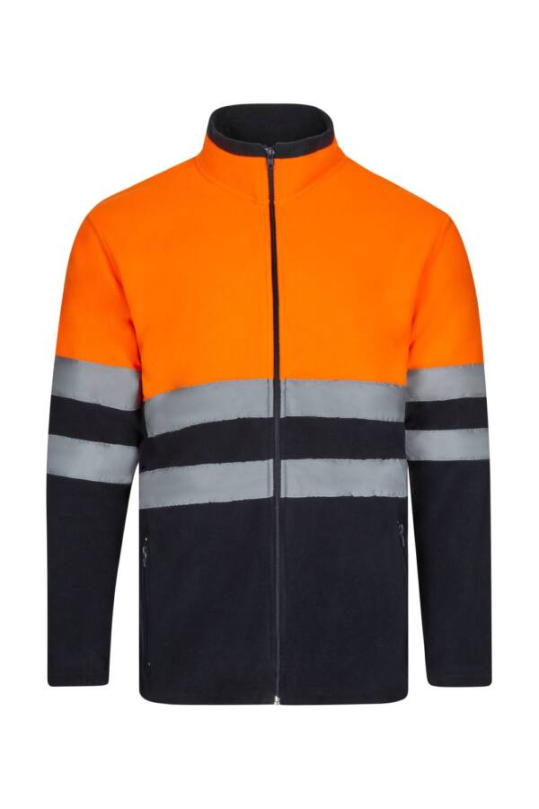 Chaqueta Polar Bicolor azulmarino naranja