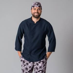 chaqueta cocina azul marino