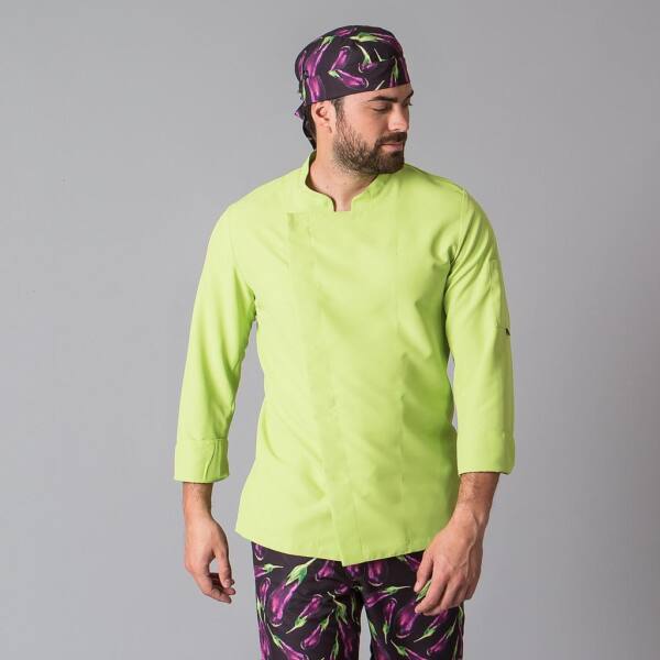 chaqueta cocina pistacho