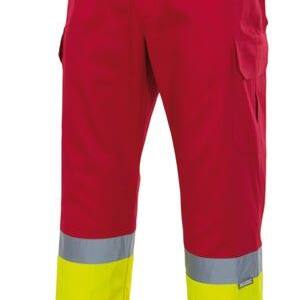 Pantalón Bicolor rojo amarillo