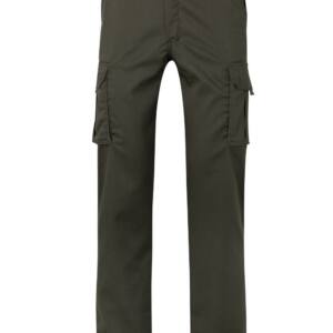 Pantalón Stretch Multibolsillos verde caza