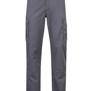 Pantalón Stretch Multibolsillos gris