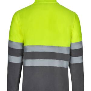 Chaqueta Polar Bicolor gris