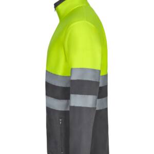 Chaqueta Polar Bicolor gris