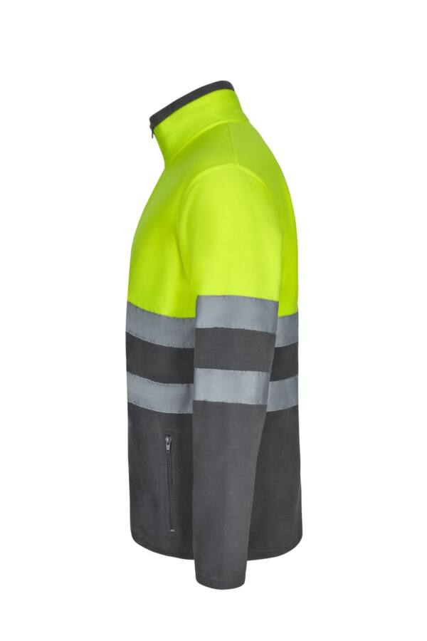 Chaqueta Polar Bicolor gris