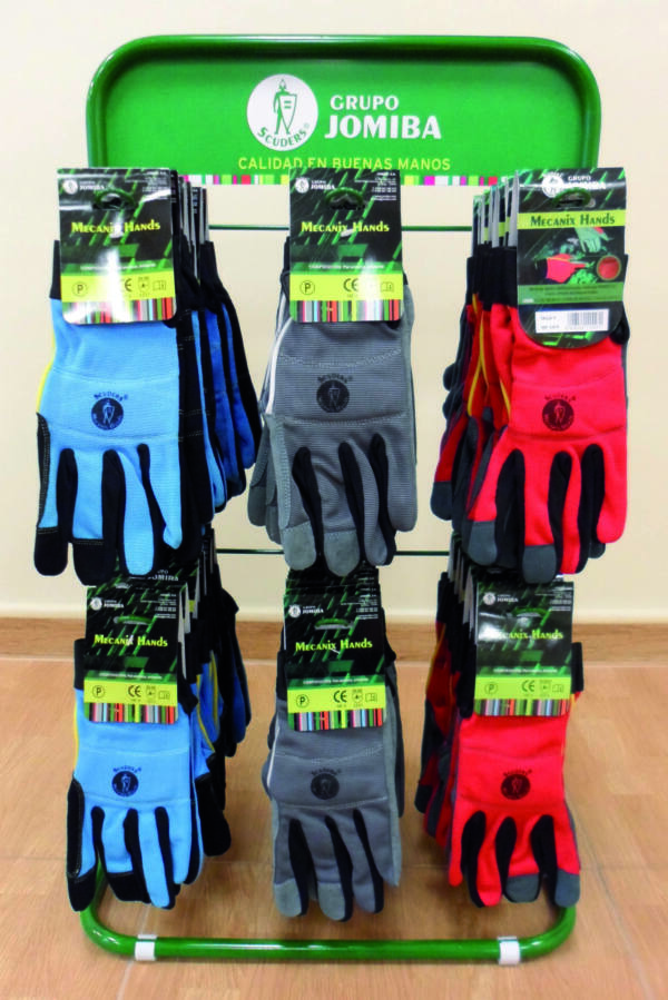 Expositor de guantes grupo Jomiba