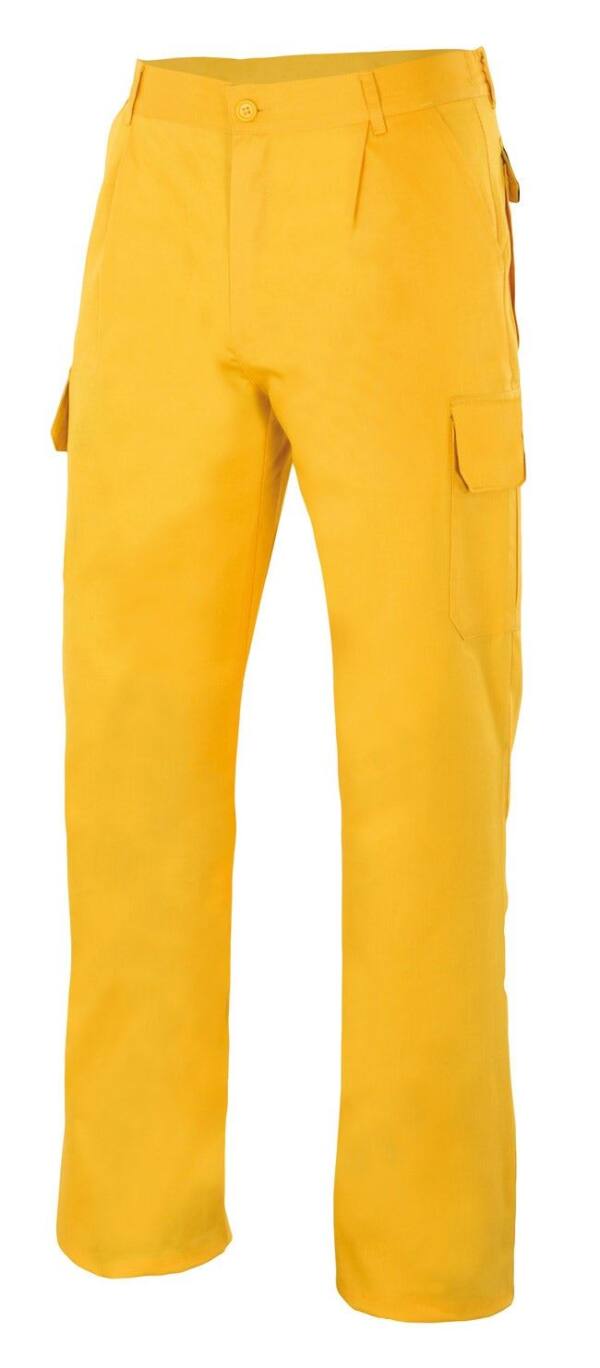 Pantalón multibolsillos 345 AMARILLO