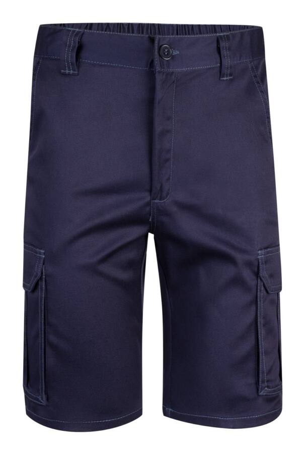 Bermudas stretch multibolsillos azul marino