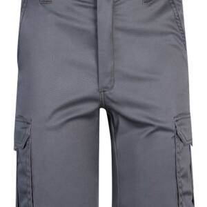Bermudas stretch multibolsillos gris