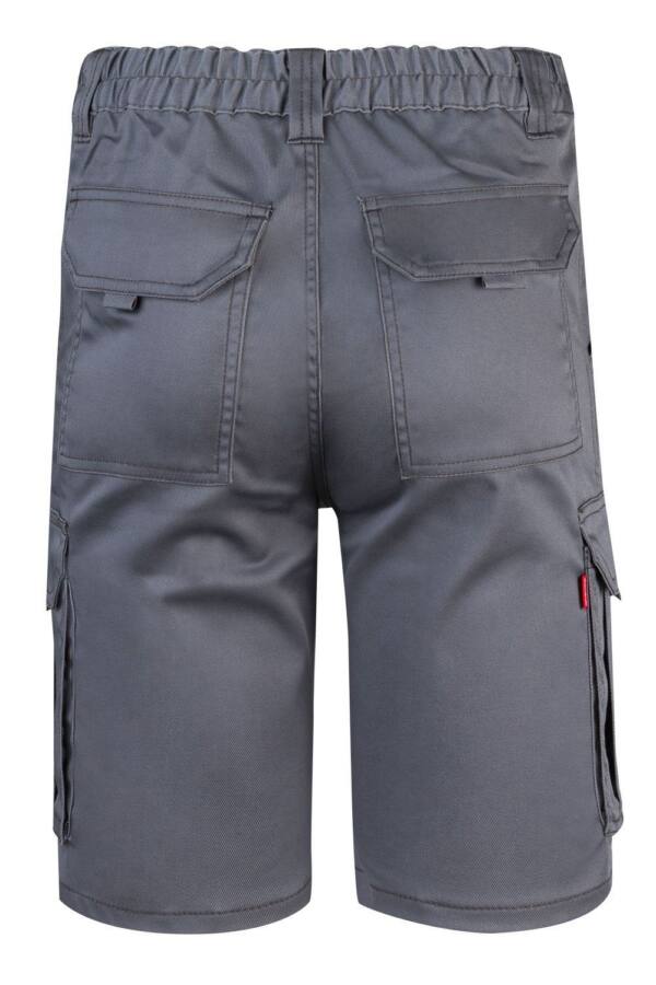 Bermudas stretch multibolsillos gris
