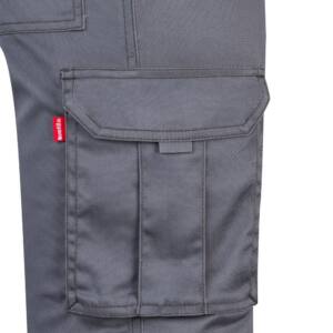 Bermudas stretch multibolsillos gris