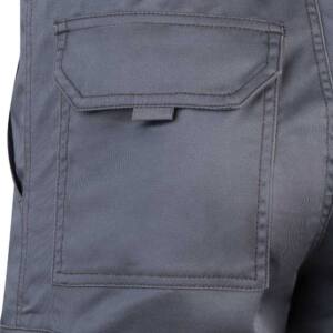 Bermudas stretch multibolsillos gris