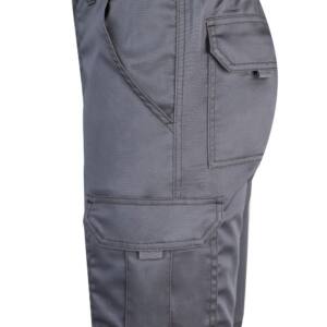 Bermudas stretch multibolsillos gris