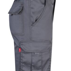 Bermudas stretch multibolsillos gris