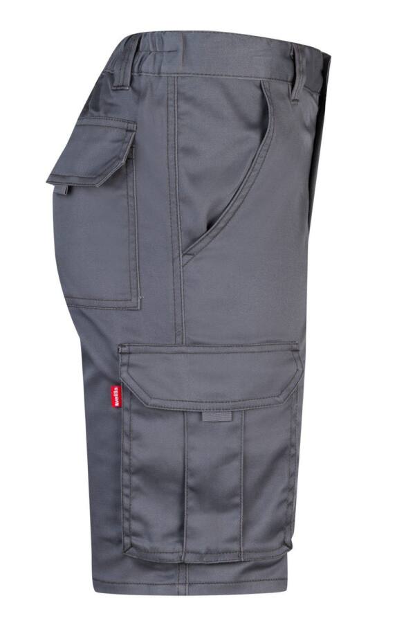 Bermudas stretch multibolsillos gris