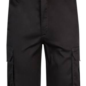 Bermudas stretch multibolsillos negro