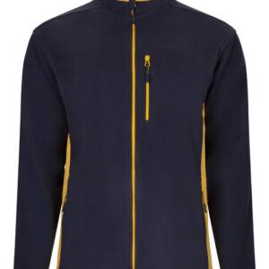CHAQUETA POLAR BICOLOR azul navy amarillo