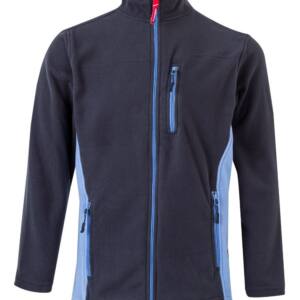 CHAQUETA POLAR BICOLOR azul navy celeste