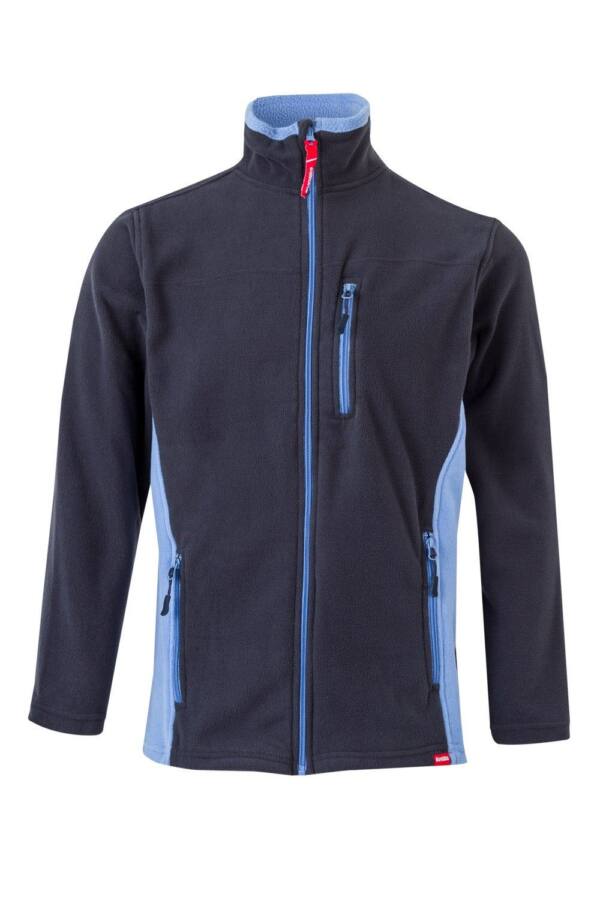 CHAQUETA POLAR BICOLOR azul navy celeste