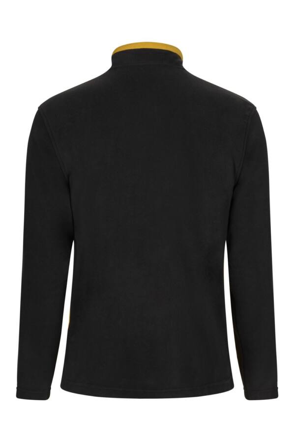 CHAQUETA POLAR BICOLOR negro amarillo
