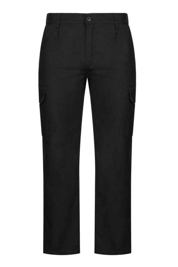 Pantalón 100% algodón multibolsillos NEGRO