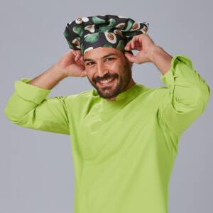 GORRO GRAN CHEF VELCRO ESTAMPADO aguacate