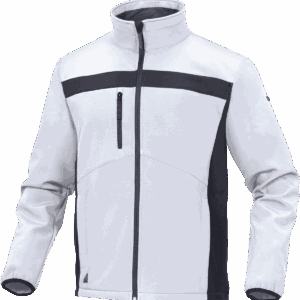 Softshell Lulea2 blanco gris