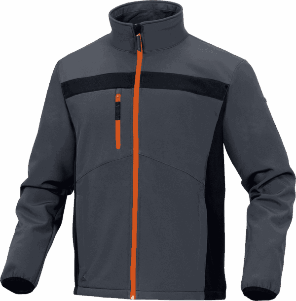 Softshell Lulea2 gris naranja