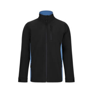 Cazadora Softshell velilla celeste