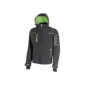 Softshell Space UPower asphalt grey green