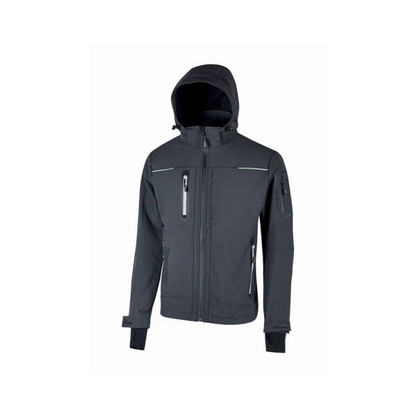 Softshell Space UPower asphalt grey