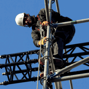 Trabajador con Casco Granite Peak blanco